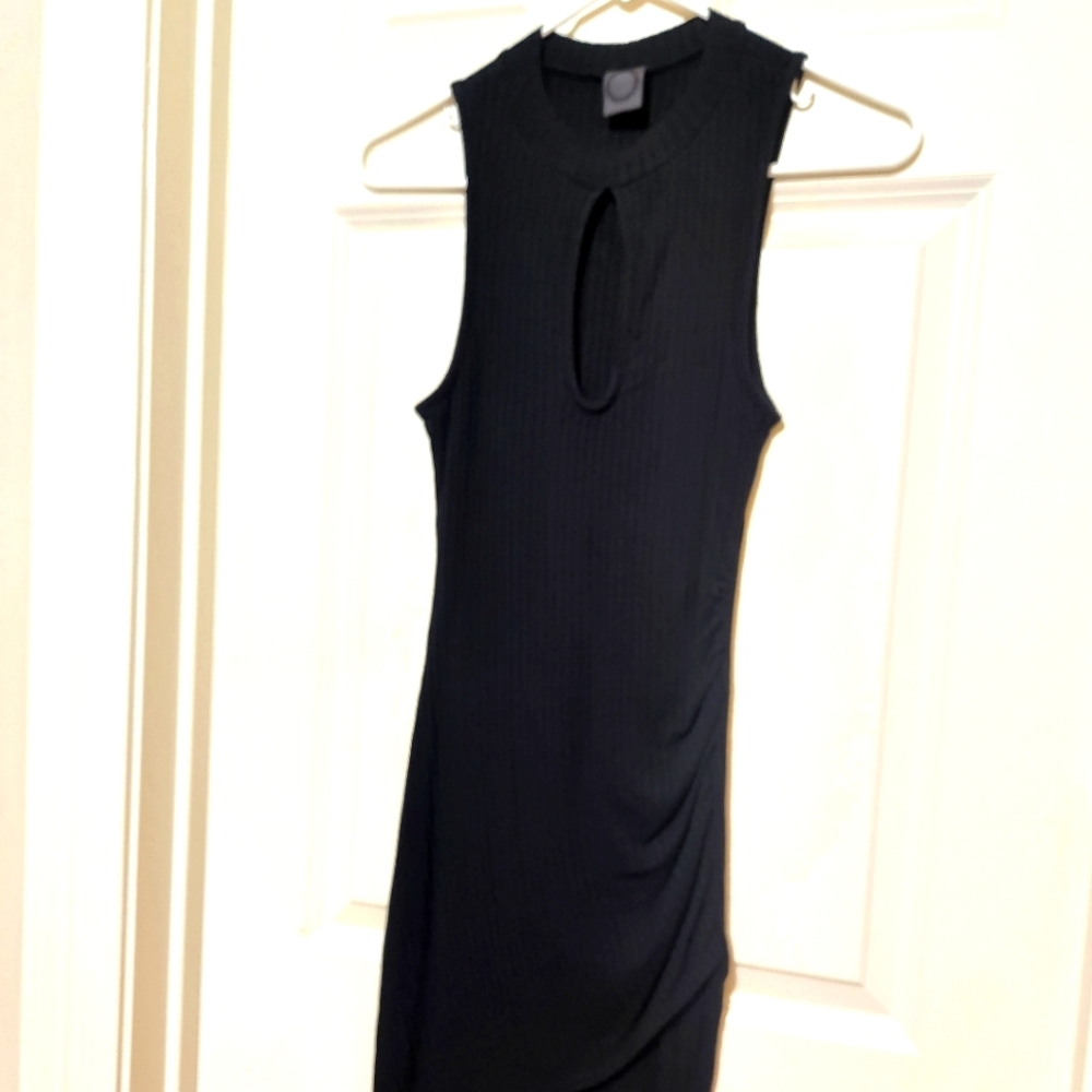 Sexy and fitted womans black tank dress Sz M